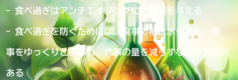 食べ過ぎを防ぐためにできることとは?の要点まとめ