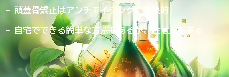 頭蓋骨矯正の方法と注意点の要点まとめ
