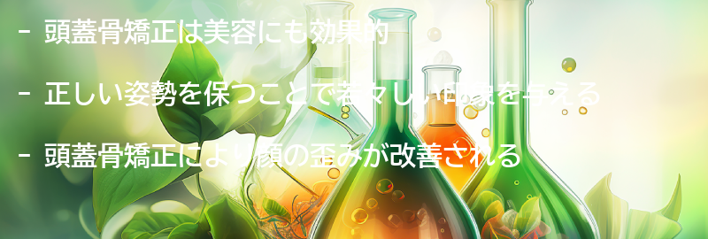 頭蓋骨矯正と美容の関係の要点まとめ